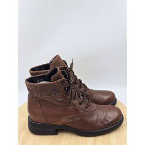 STONEFLY Gore-Tex Lace Up Brown Leather Women’s Chukka  Boot Size 10